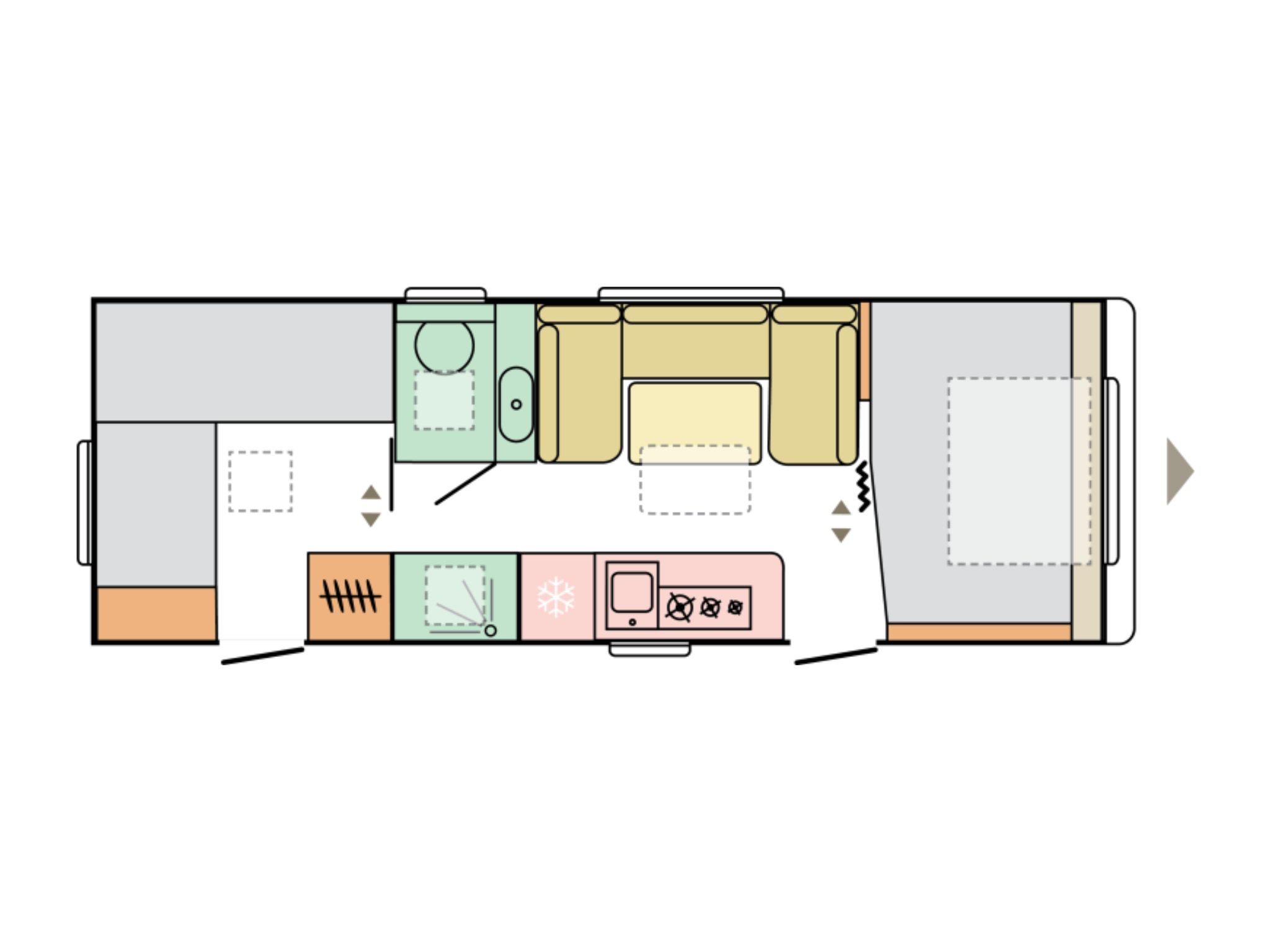 Galeria Adria Adora 673PK Twin Axle
